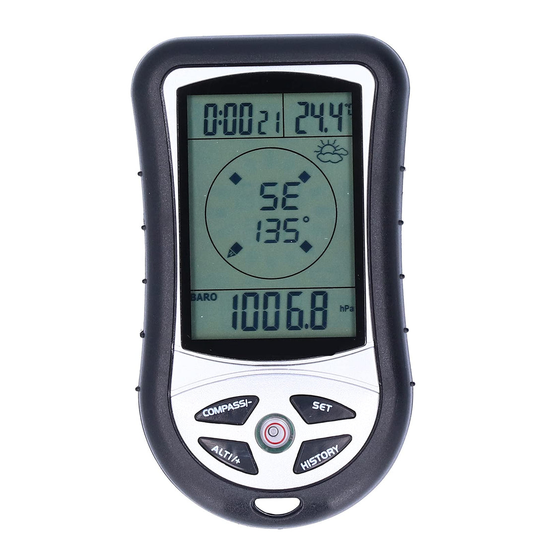 8-in-1 Digital Altimeter, Compass, Thermometer & Barometer for Hiking