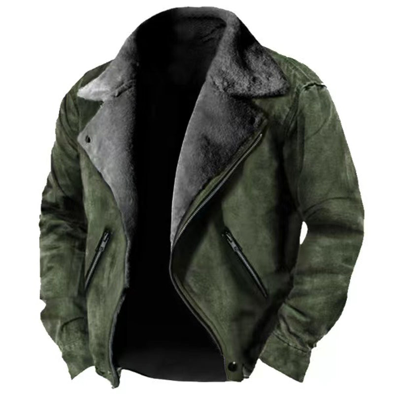 Men's Winter Jacket - Warm & Comfortable Loose-Fit Wool Coat